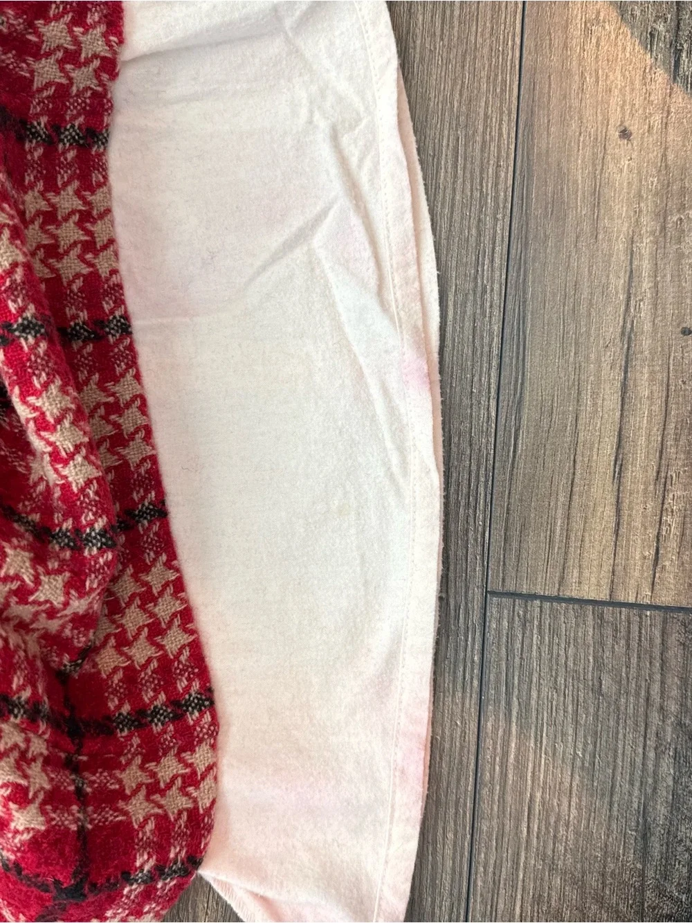 Burberry Toddler Size 2 Red Plaid Tweed Wool Blend Jumper Dress